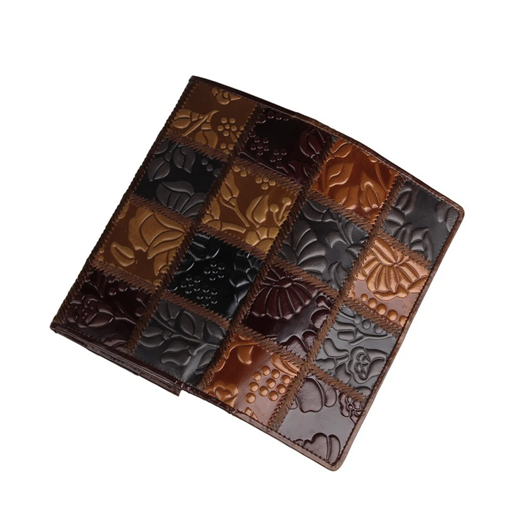 Цвет ful Волшебный цвет кошелек женский Винтаж Настоящая кожа длинные Бумажники