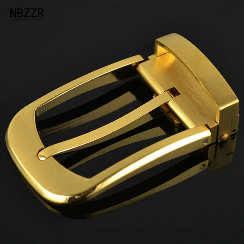 NBZZR Новая мода твердая Чистая медь брендовая пряжка мужской костюм для отдыха