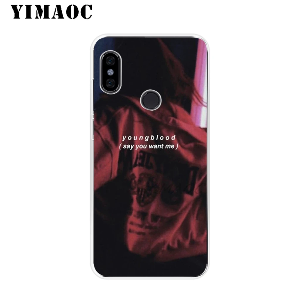 YIMAOC 5 секунд лета 5SOS Мягкий силиконовый чехол для Xiaomi Redmi 6 6A 5A S2 Puls Note 8 7 4X4 4A Pro Go |