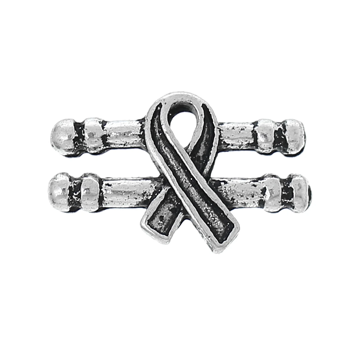 DoreenBeads разъемы из цинкового металлического сплава лента серебристого цвета 17 мм