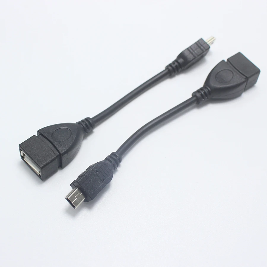 EClyxun 10 шт. USB 2 0 гнездо для мини Разъем конвертер OTG Кабель-адаптер смартфона
