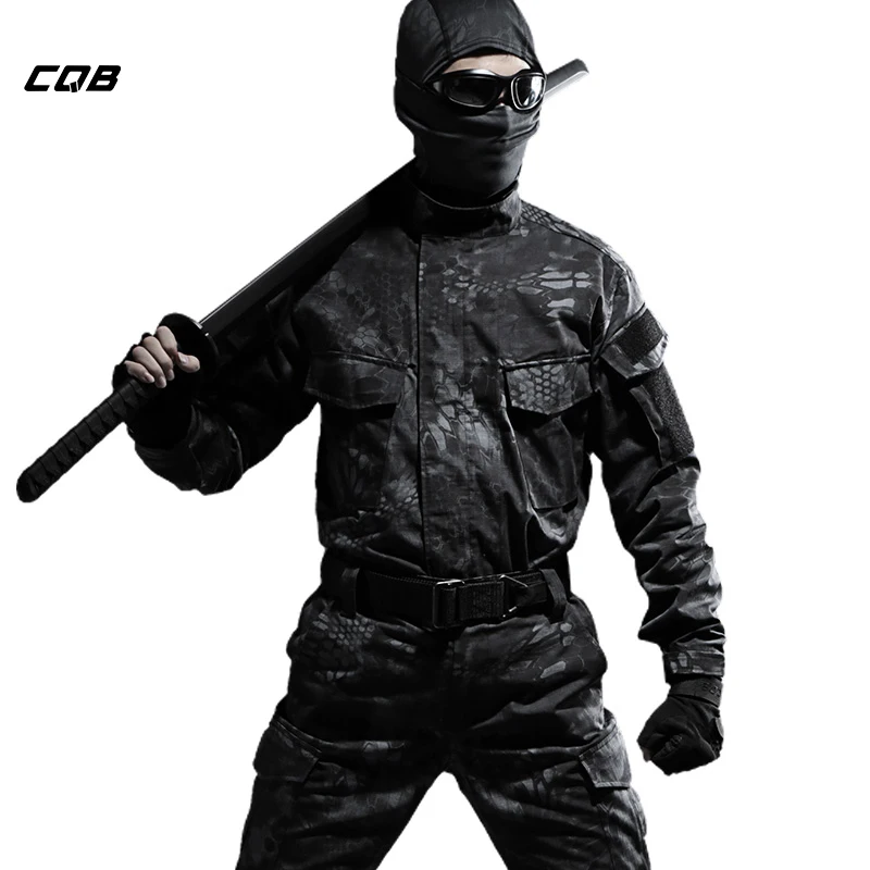 CQB открытый военный камуфляже Камуфляжный костюм Охота Одежда Пеший Туризм