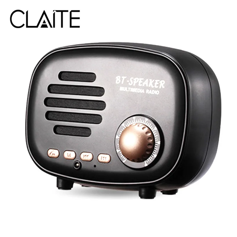 CLAITE Q108 Портативный мини динамик blutooth fm радиоприемник с микрофоном Хэндс фри