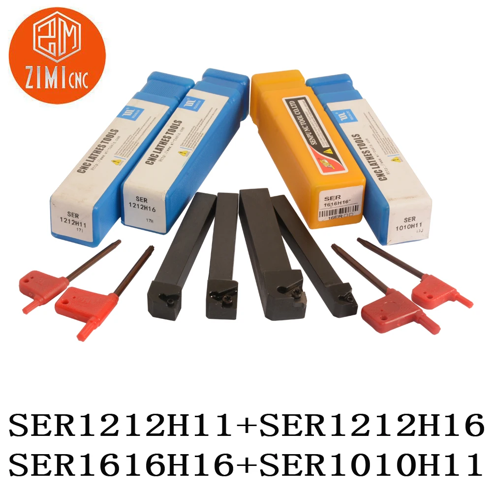 Сверлильный станок для наружной резьбы CNC SER1010H11 SER1212H11 SER1212H16 SER1616H16|Токарный
