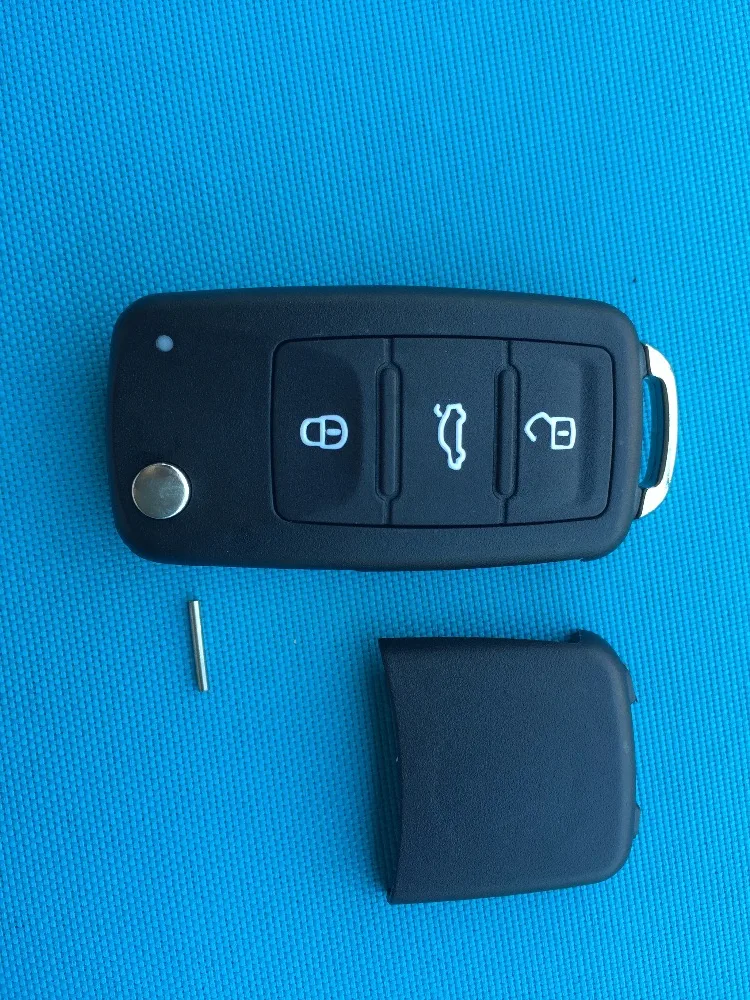 10 шт. для Skoda City Go For VWR 2/3 кнопочный дистанционный брелок ключей флип-корпус с