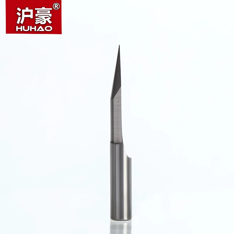 HUHAO 1 шт. 6 мм фрезы для резьбы по дереву 45 50 мм|engraving bits|cnc router toolsflat bottom |