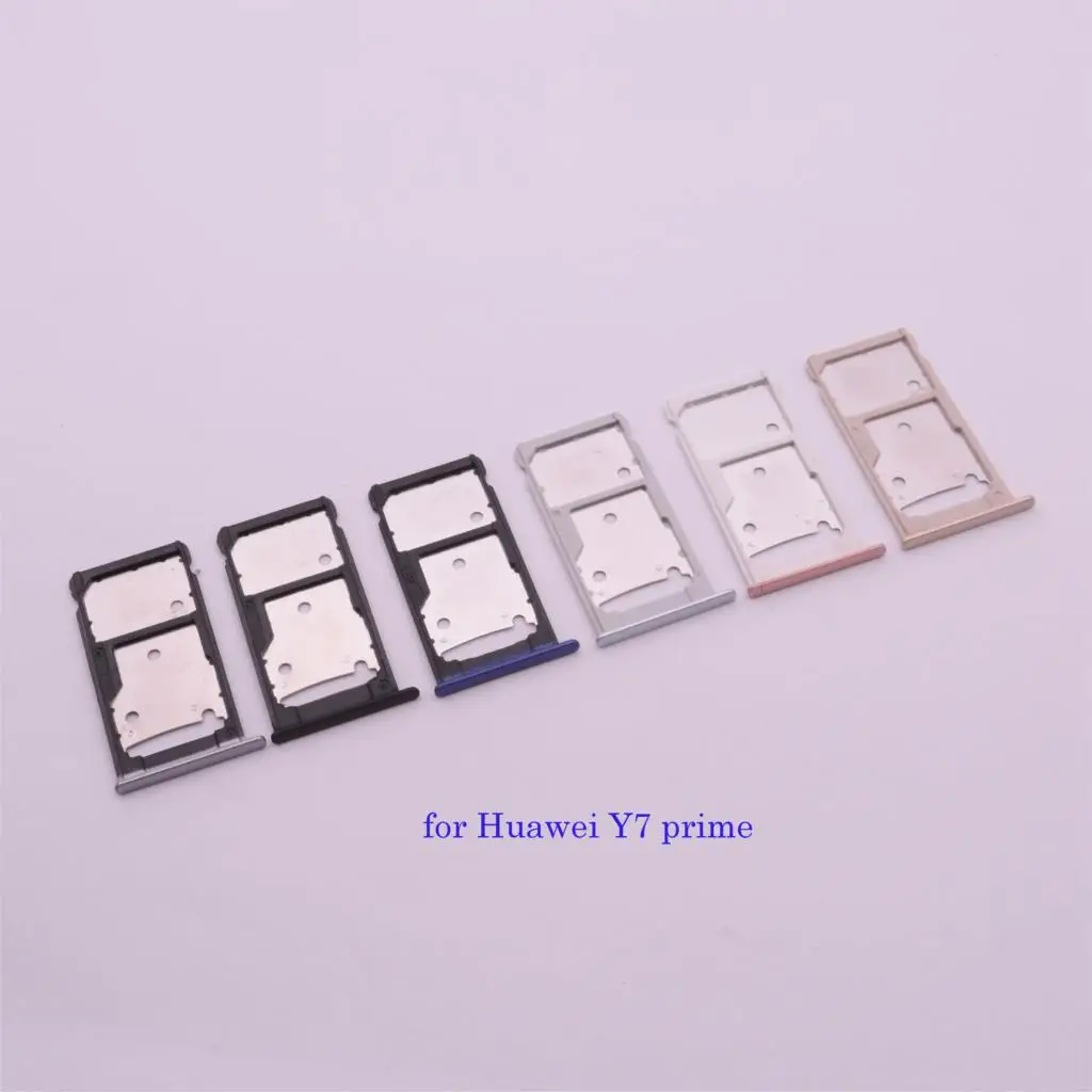 Держатель лотка для SIM карты SD кардридер слот адаптер Huawei Y7 Prime|Шлейфы мобильных