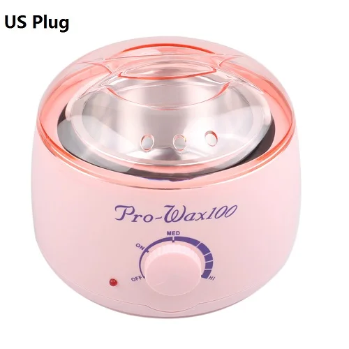US Plug Pink Нагреватель воска для удаления волос, нагреватель для горшка, Нагреватель парафина, мини спа-эпилятор для рук и ног, нагреватель воска, машина для депиляции, восковая машина для бобов - Цвет: US Plug Pink