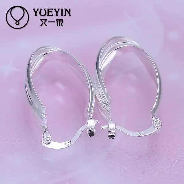 New Arrival Brand Trendy Elegant Charm Silver Romantic Austria Crystal Stud Earrings Weddings Jewelry With | Украшения и