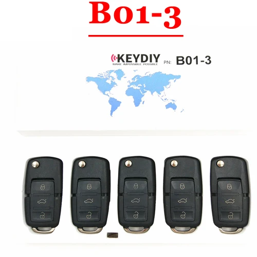5 шт./лот) B01 3 кнопки KD900 удаленный ключ серии B для ключей DIY программист URG200/KD900/KD200