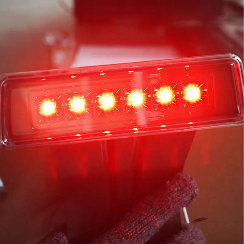 Авто 15 Вт черный 6 LED задний хвост 3 й светодиодный стоп сигнал третий тормозной