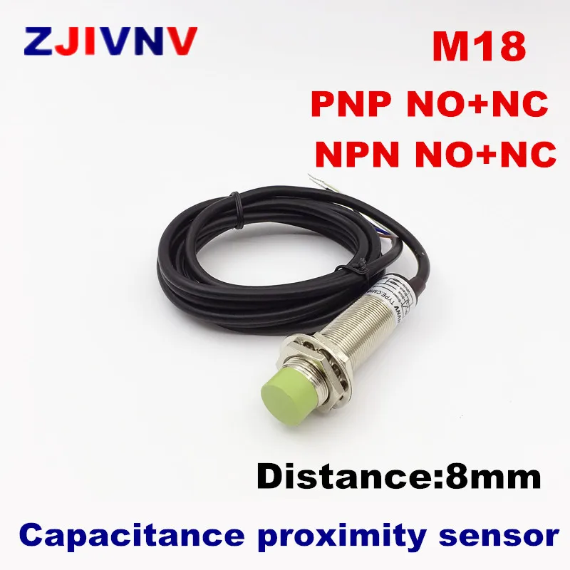 Датчик приближения M18 PNP NPN NO + NC нормально открытый и закрытый переключатель