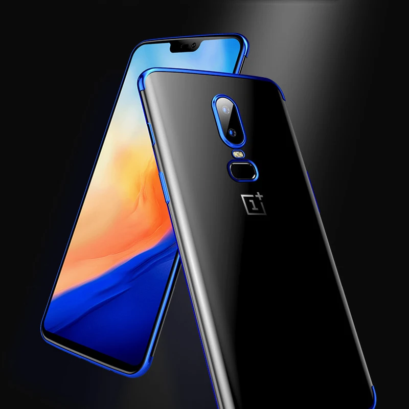 Oneplus6t прозрачный чехол с покрытием для OnePlus 6t 6 мягкий силиконовый Oneplus6 One Plus 1 + t