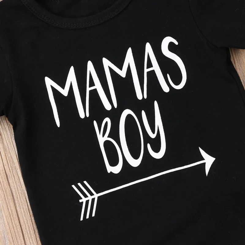 Toddler Baby Boys Fashion Active Summer 2PCS Sets Short Sleeve Letter White T-Shirts Tops Green Solid Pants Outfit 6M-5Y | Детская