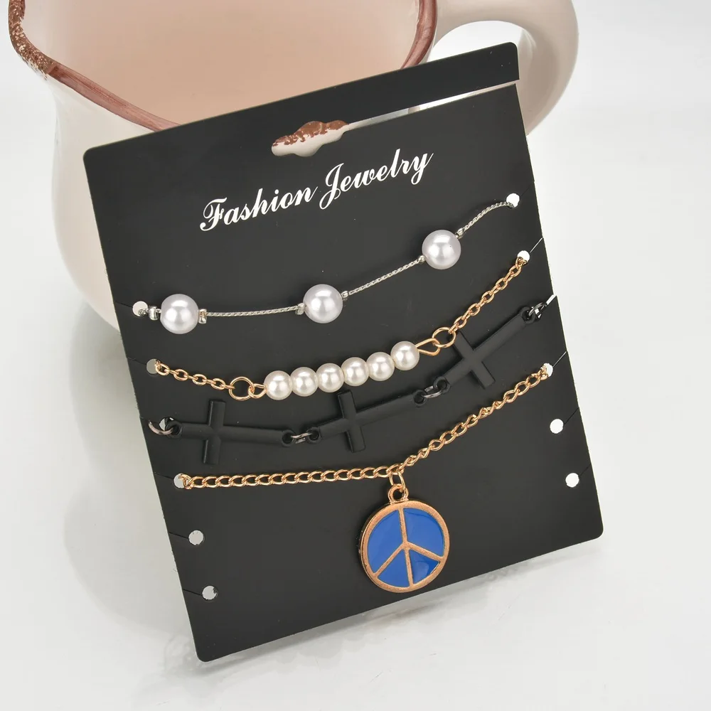 MESTILO Lovely Bracelet Simulated Pearl Bracelets For Women Pulseras Masculinas Bijouterie Jewelry Best Friend Gifts Decoration |