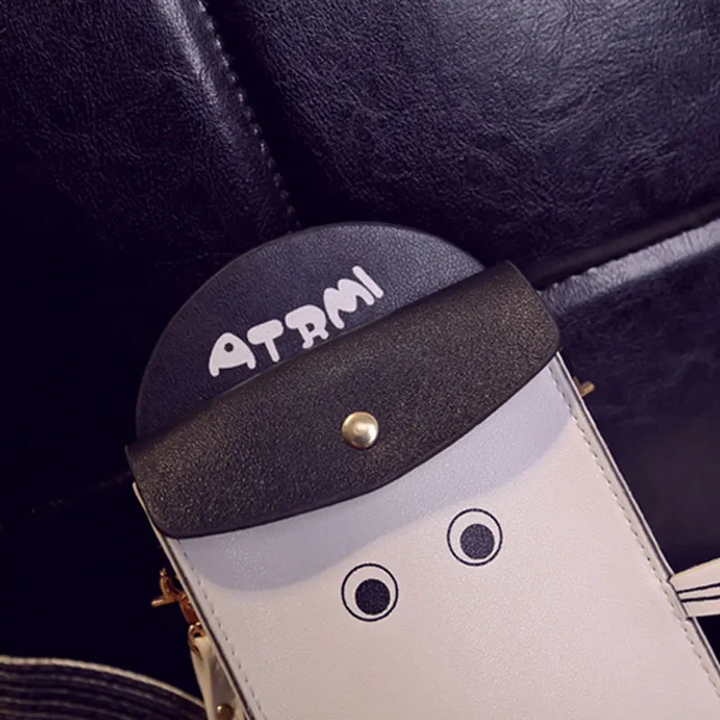 Kawaii Мобильного Телефона и Мешок Денег Мультфильм Мини Женская Сумка Bolsos Mujer PU