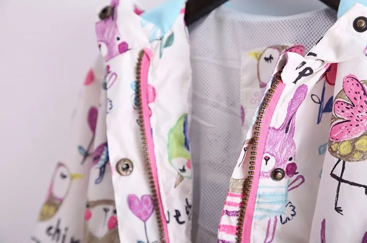 BibiCola/весенне-летние куртки для девочек детское пальто повседневная верхняя