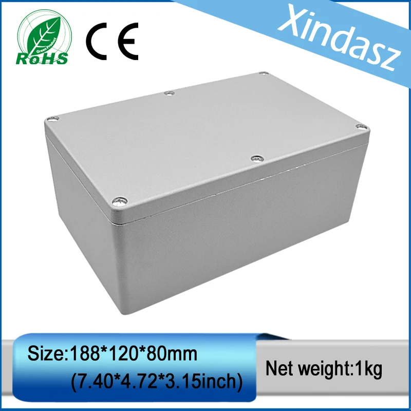 

(XD-FA3)188*120*80mm(7.40*4.72*3.15inch)waterproof electrical junction boxes aluminum die casting enclosure