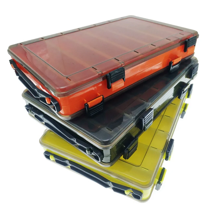 

Ocean Fishing Tackle Box Double Sided Portable Organization Case Box For Artificial Baits Lure