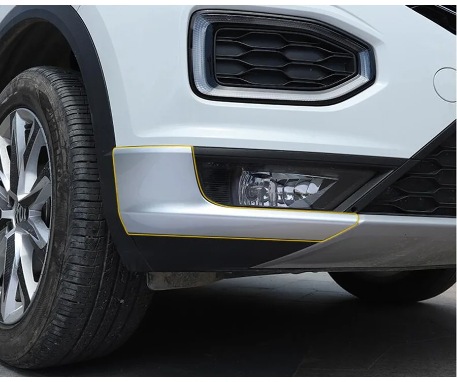 Авто аксессуар для Volkswagen T-Roc T Roc передние противотуманные фары ниже бампера протектор угловая крышка отделка
