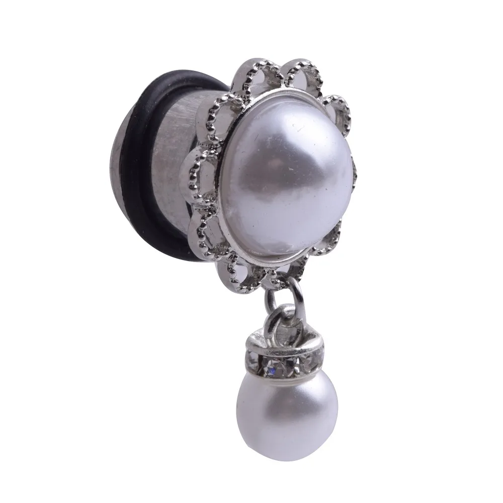 2 шт./лот жемчужная подвеска для пирсинга ушей ювелирные изделия из нержавеющей