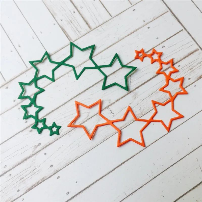 Grite Stars Tail новые металлические резные штампы 2020 трафареты DIY скрапбук фотоальбом