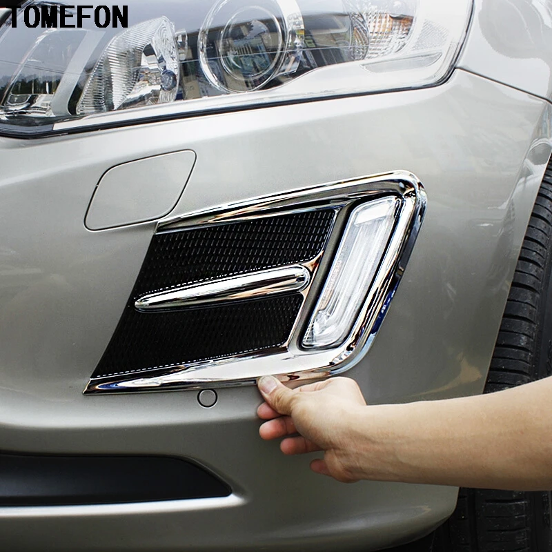 TOMEFON для VOLVO XC60 2014 2015 2016 ABS хром передний задний противотуманный светильник