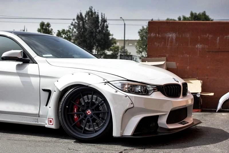 F82 M4 14-18 FRP стекловолокно неокрашенные LB Walk Style Набор для всего тела