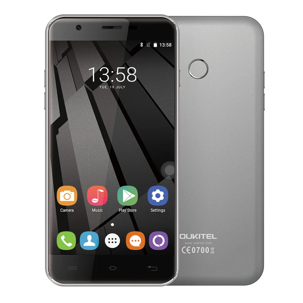 Оригинальный Oukitel U7 плюс 4 г смартфон Android 6.0 MTK6737 ядра сотовый телефон 2 ГБ + 16 13.0MP