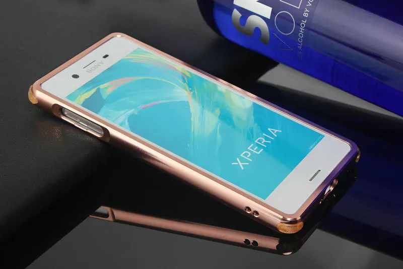 Роскошный Матовый металлический каркас бампер для sony Xperia X F5122 F5121 5,0 дюймов противоударный чехол для телефона Capa