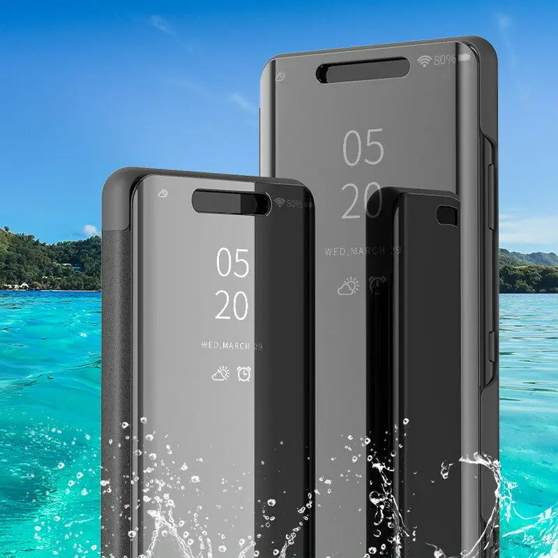 Для sony Xperia XZ3 Шикарный чехол с глянцевой поверхностью вид смарт кожаный флип