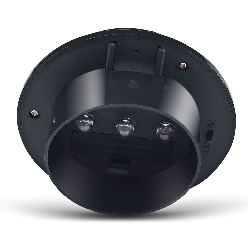 UniqueFire (4 пакеты) 3 Солнечная Светодиодные лампы Панель свет сада (черный) холодный