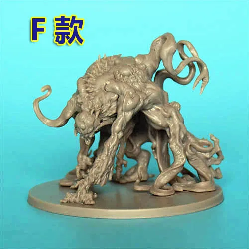 F Новые формы для литья 1/72 В доска-весы Cmon ролевой игрой Смола Модель огромный бесконечные очень темный светильник курьерские Ks - Цвет: F