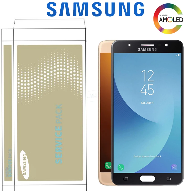 5 ''оригинальный ЖК дисплей для samsung Galaxy J7 Duo Дисплей J720 J720F SM Сенсорный экран