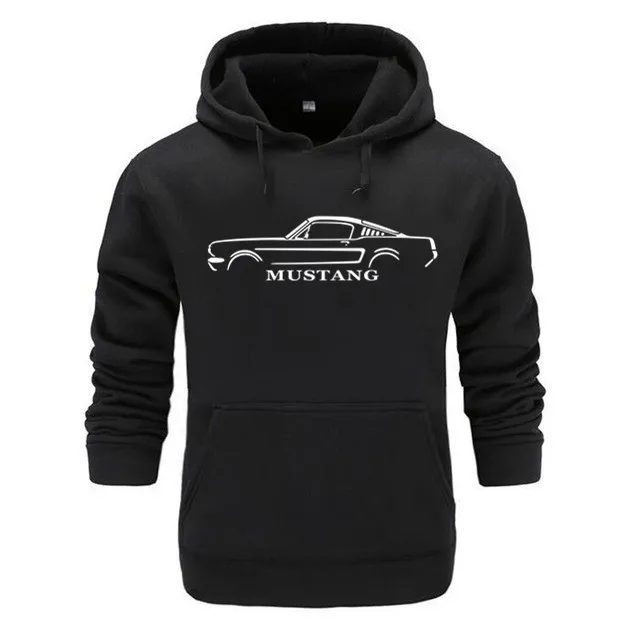 Мужская хлопковая толстовка с капюшоном FORD Mustang новинка 2019 бесплатная
