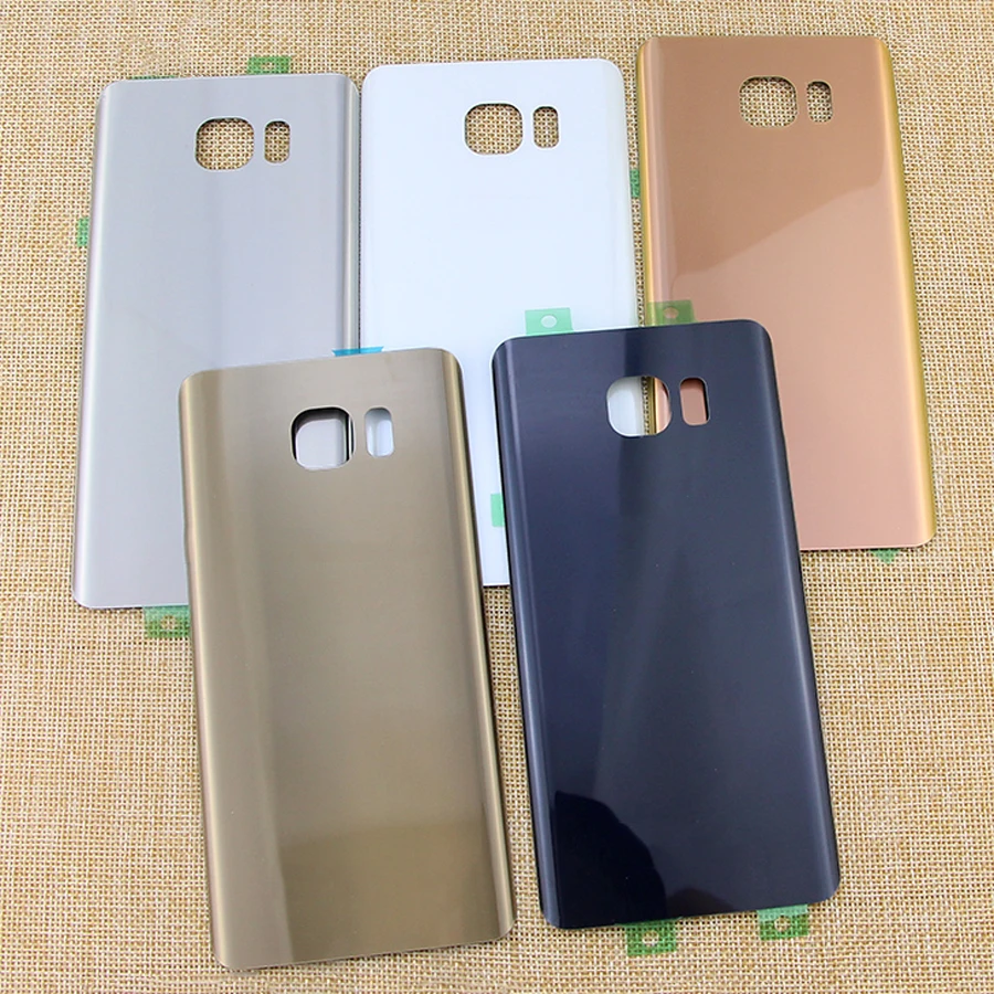 10 шт. задняя крышка корпуса Note5 для SAMSUNG Note 5 N920 N920F батарея Батарейная дверь стекло