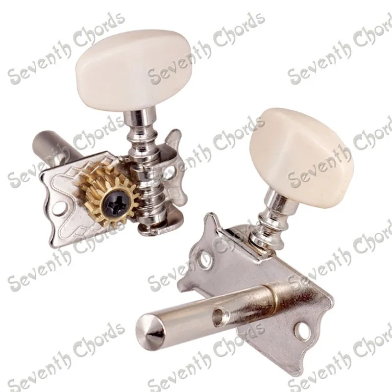Набор 3R3L тюнинговые колышки Серебряная открытая Шестерня гитарные струнные с