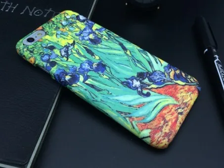Для iphone XS Max чехол Винтаж художественный чехол для iphone XR X 8, 8 plus, 7, 7 plus, 6s plus 6plus цветочных растений картины маслом Винсента Ван Гога - Цвет: 7