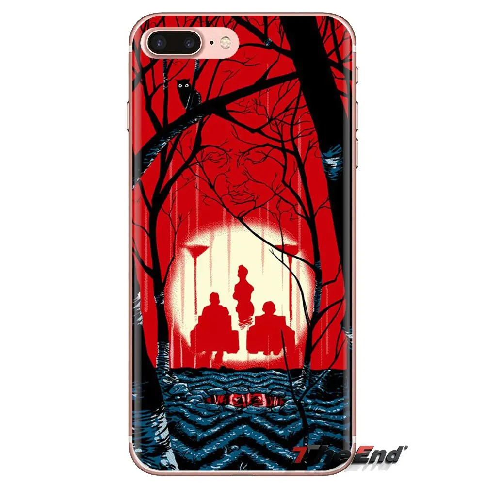 Soft Transparent Shell Covers Twin Peaks Fire Walk With Me For iPod Touch Apple iPhone 4 4S 5 5S SE 5C 6 6S 7 8 X XR XS Plus MAX |