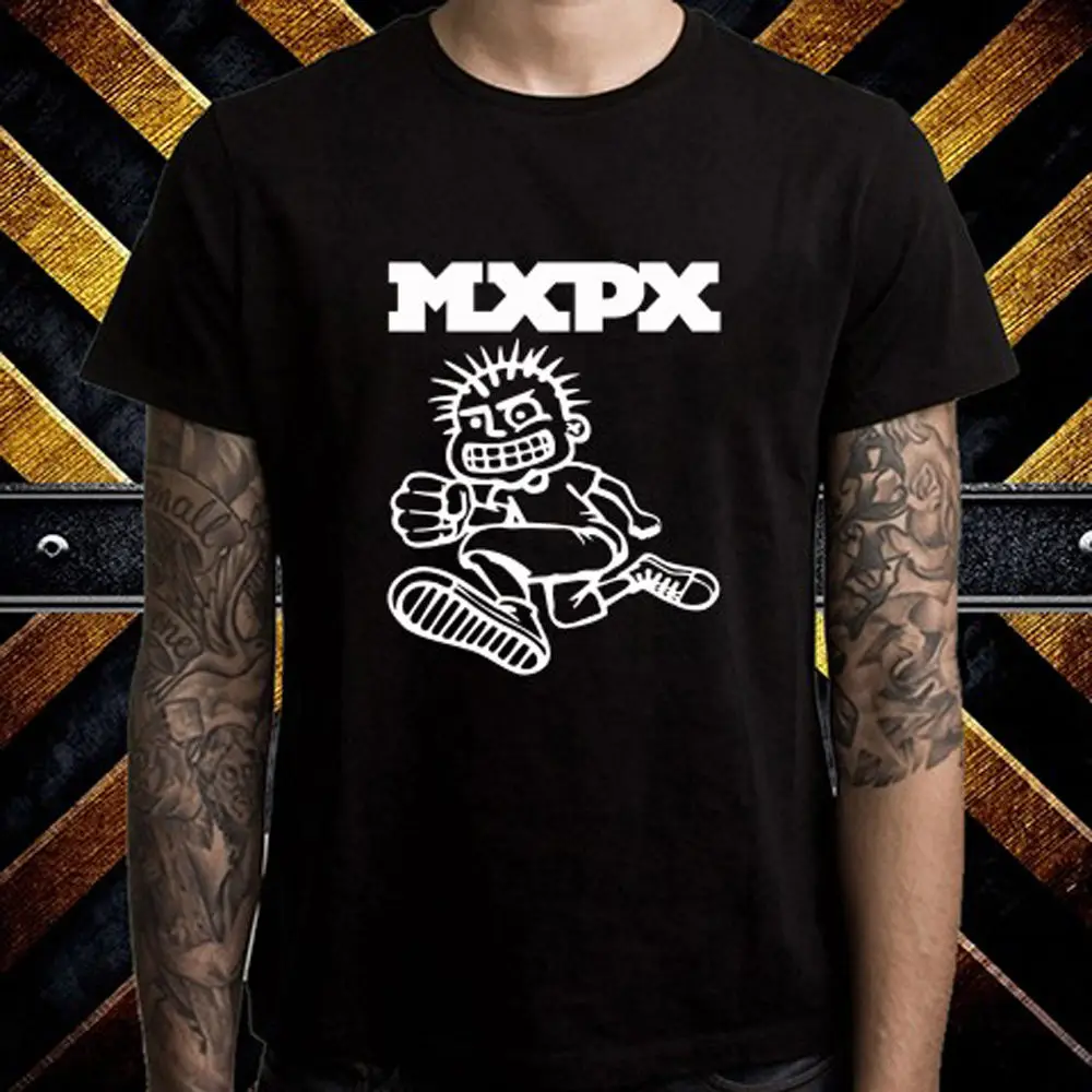 MXPX панк рок группа Для мужчин черный футболка Размеры размеры s m l xl 2XL 3XL
