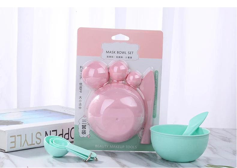 YOUSHA DIY маска чаша красота домашняя чаша для приготовления маски для лица с мерной ложка для перемешивания шпатель косметический увлажняющий уход за кожей набор инструментов