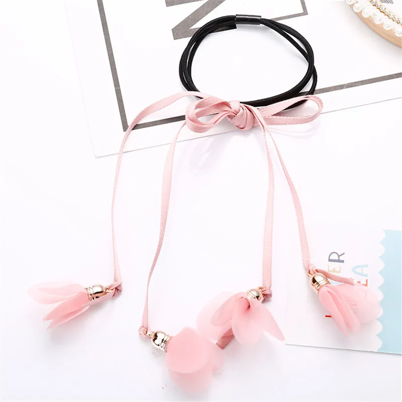 Style10-Pink 61 стиль, 1 шт., эластичные резинки для волос, резинка для волос, аксессуары для волос для девушек, повязки для волос для женщин, резинки для волос - Цвет: Style10-Pink
