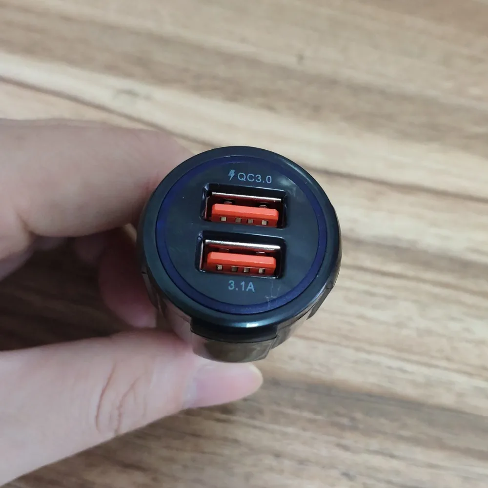 Автомобильное зарядное устройство SMALUCK Quick Charge 3 0 мини адаптер для быстрой