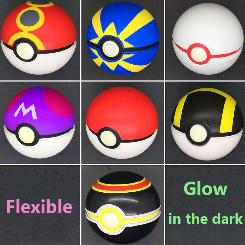 Takara Tomy Pokemon оригинальная гибкая модель Pokeball игрушки 3 цвета Pokemon Pokeball фигурка игрушка подарки игрушки для детей