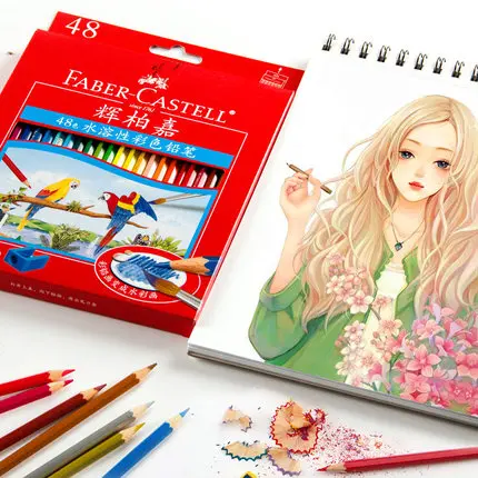 

12 24 36 48 60 72 color/set Faber Castell Water soluble color pencil Advanced painting pencil Watercolor pens Painting art