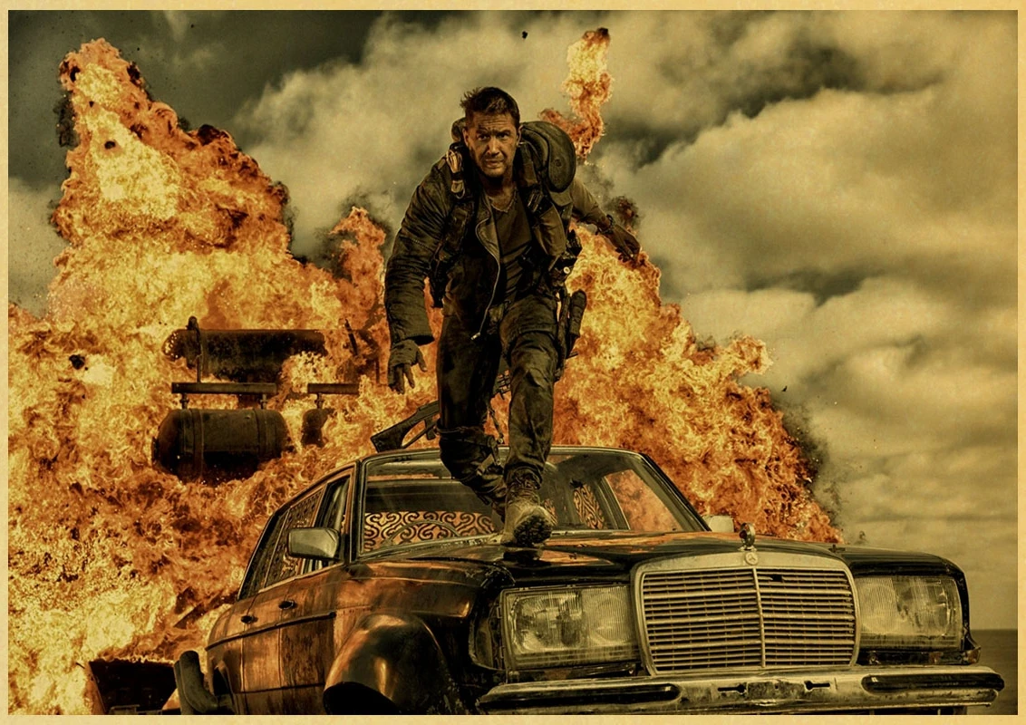 Mad Max фильм винтажные Плакаты для домашнего декора крафт-бумага высокого качества плакат стикер стены