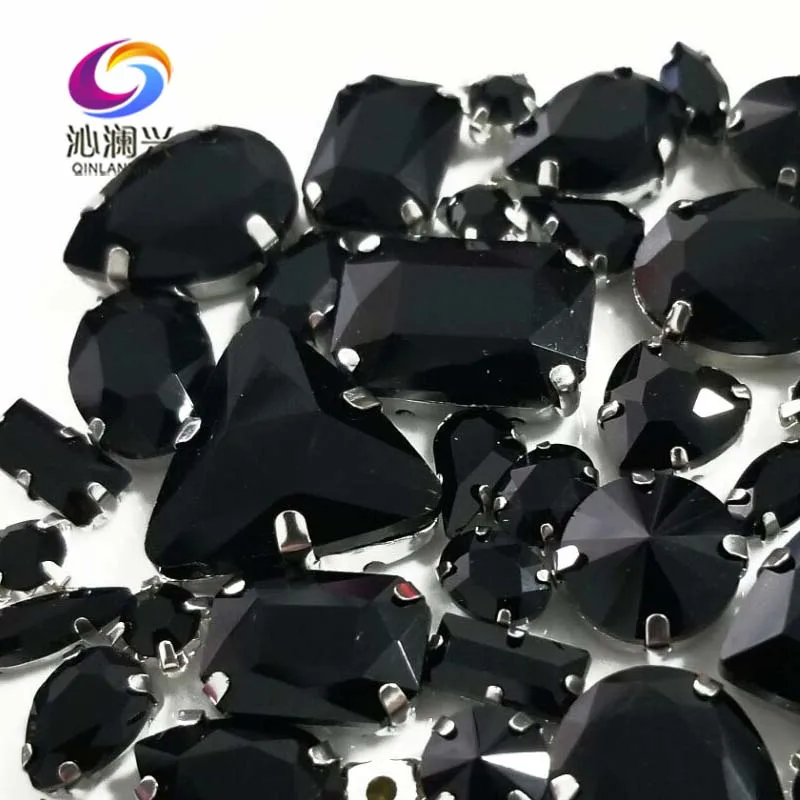 Распродажа в случае потери! 68 шт./упак. черный смешанный размер