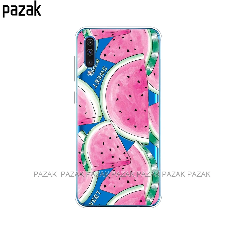 61585 Силиконовый чехол для samsung Galaxy A50, мягкая прозрачная задняя крышка для телефона, для samsung A50, A505, A505F, SM-A505F чехол, 6,4, чехол, бампер - Цвет: 61585