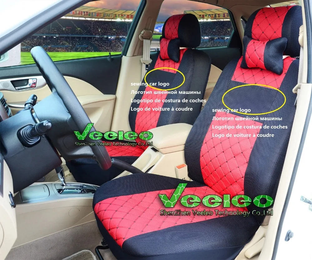 Veeleo (передние + Задние) универсальное Автокресло Крышка Для Lada 10 Priora Largus Granta Kalina