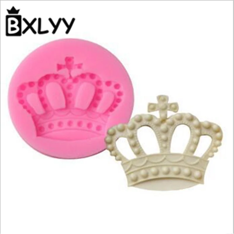 BXLYY Горячая 3D Принцесса Корона фотоинструмент для украшения торта Мыло глина